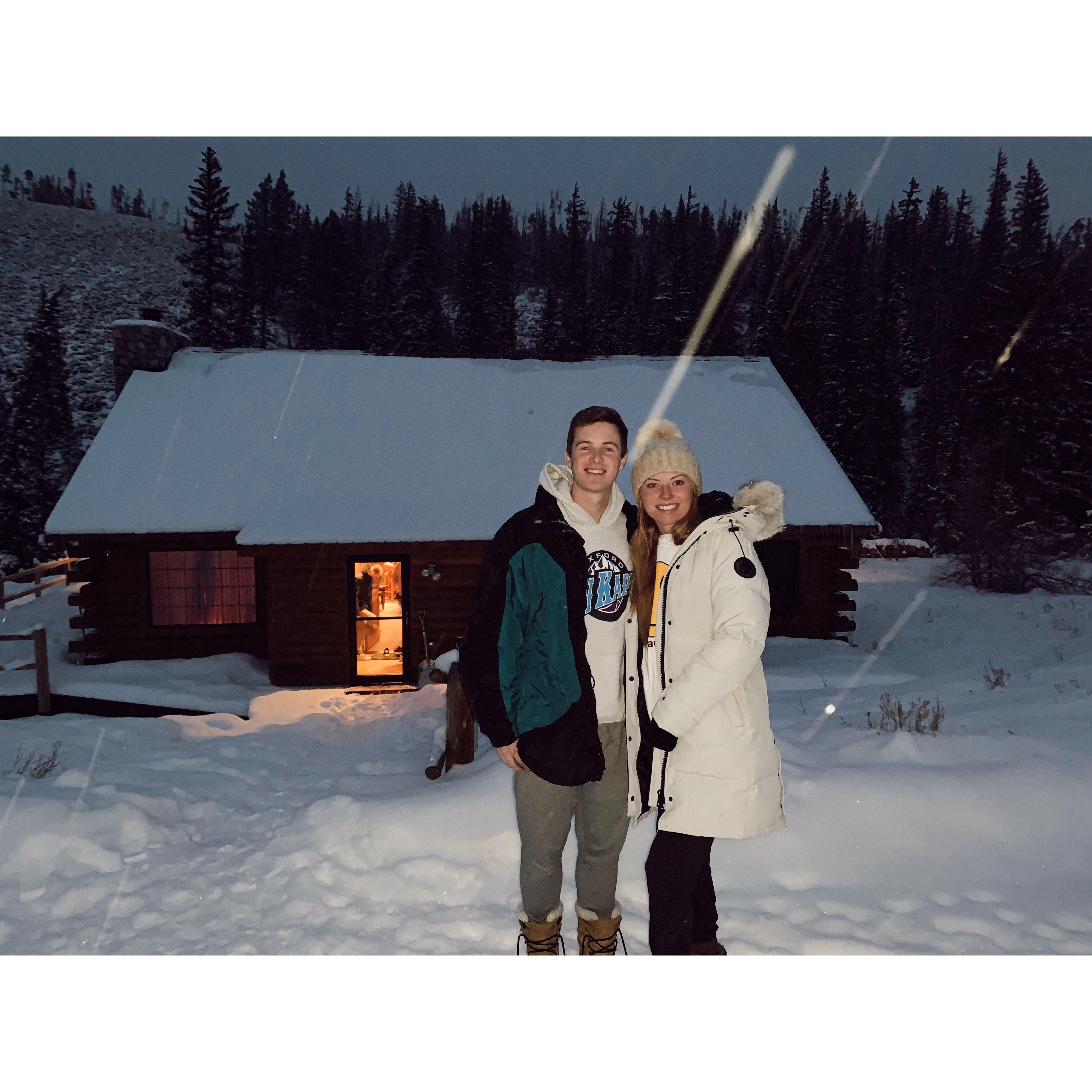 First time Lauren went to the Berg family hytta (cabin)!