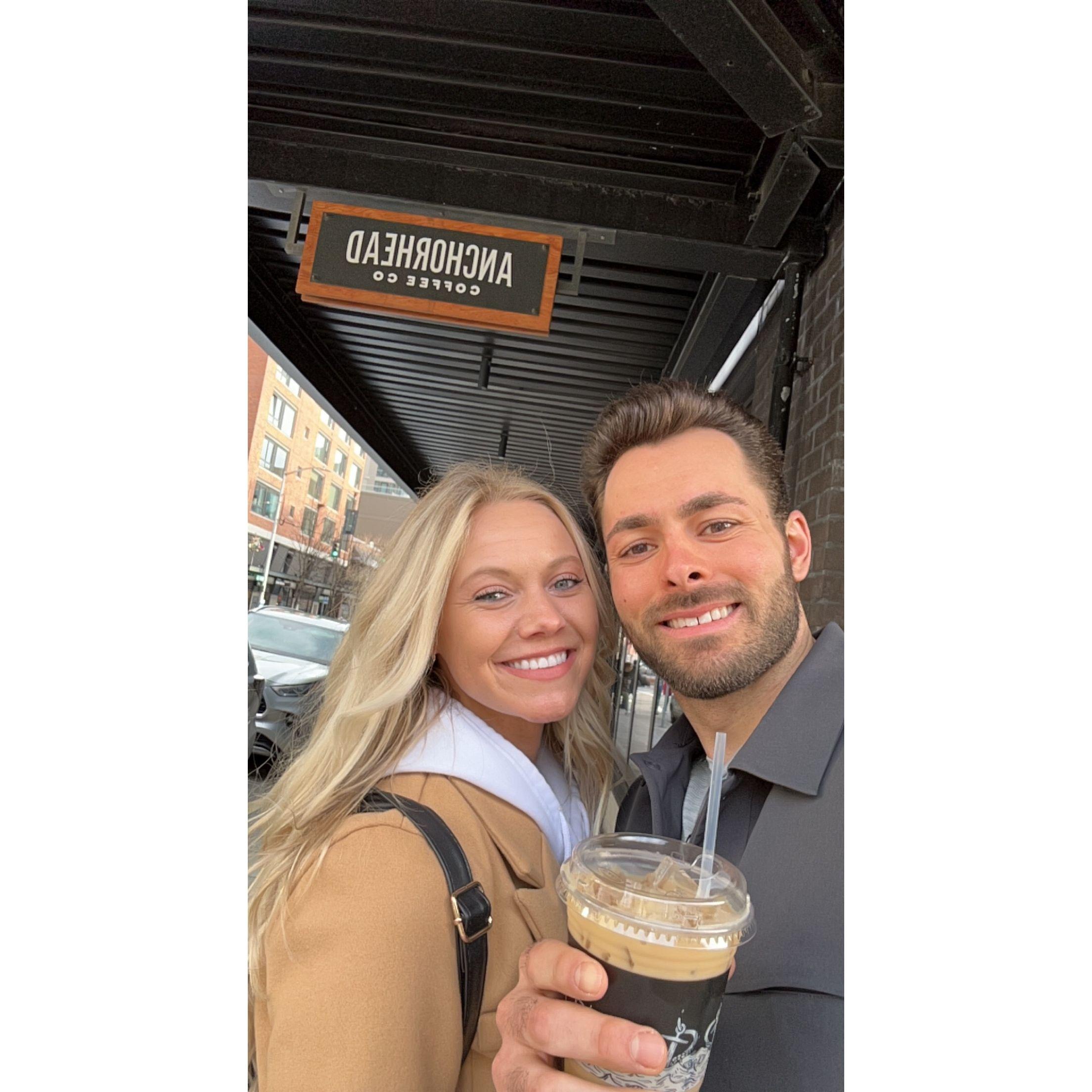 First time in Washington. First time seeing each other in 6 weeks.