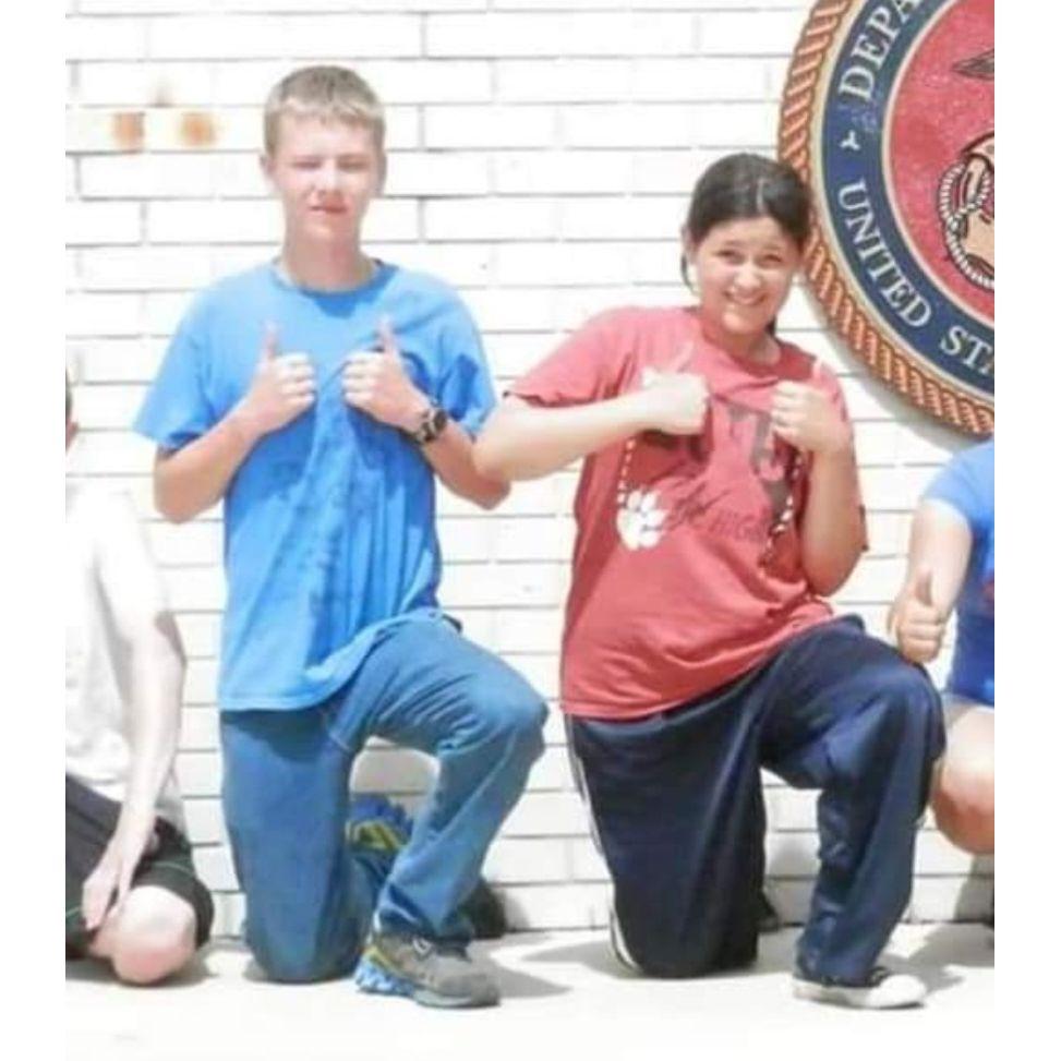 One of the earliest photos we have taken together. Back in 10th grade JROTC