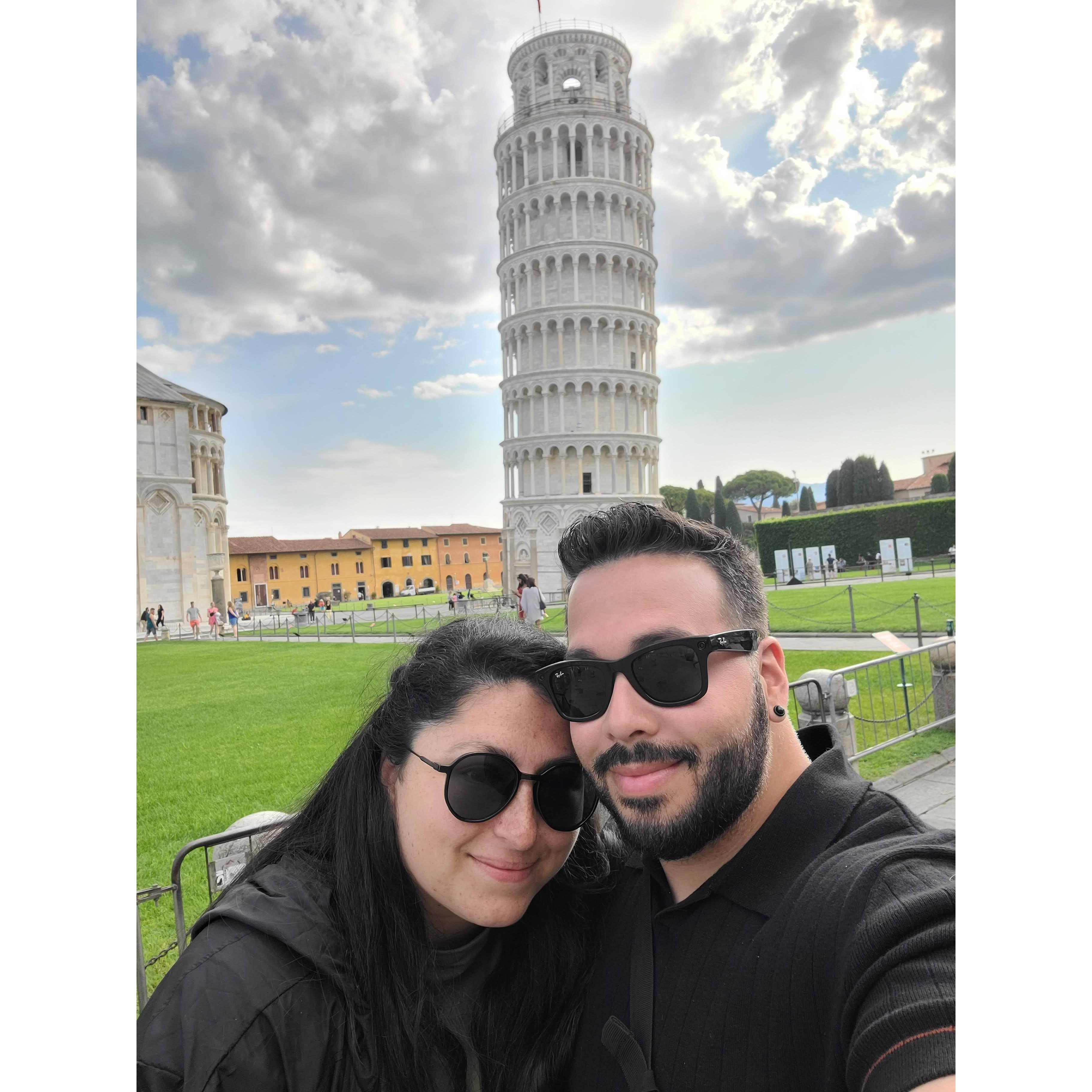 Europe Oliventure 2023 leaning tower or Pisa