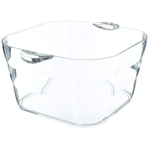 Prodyne AB-18-A Big Square Party Beverage Tub, Clear