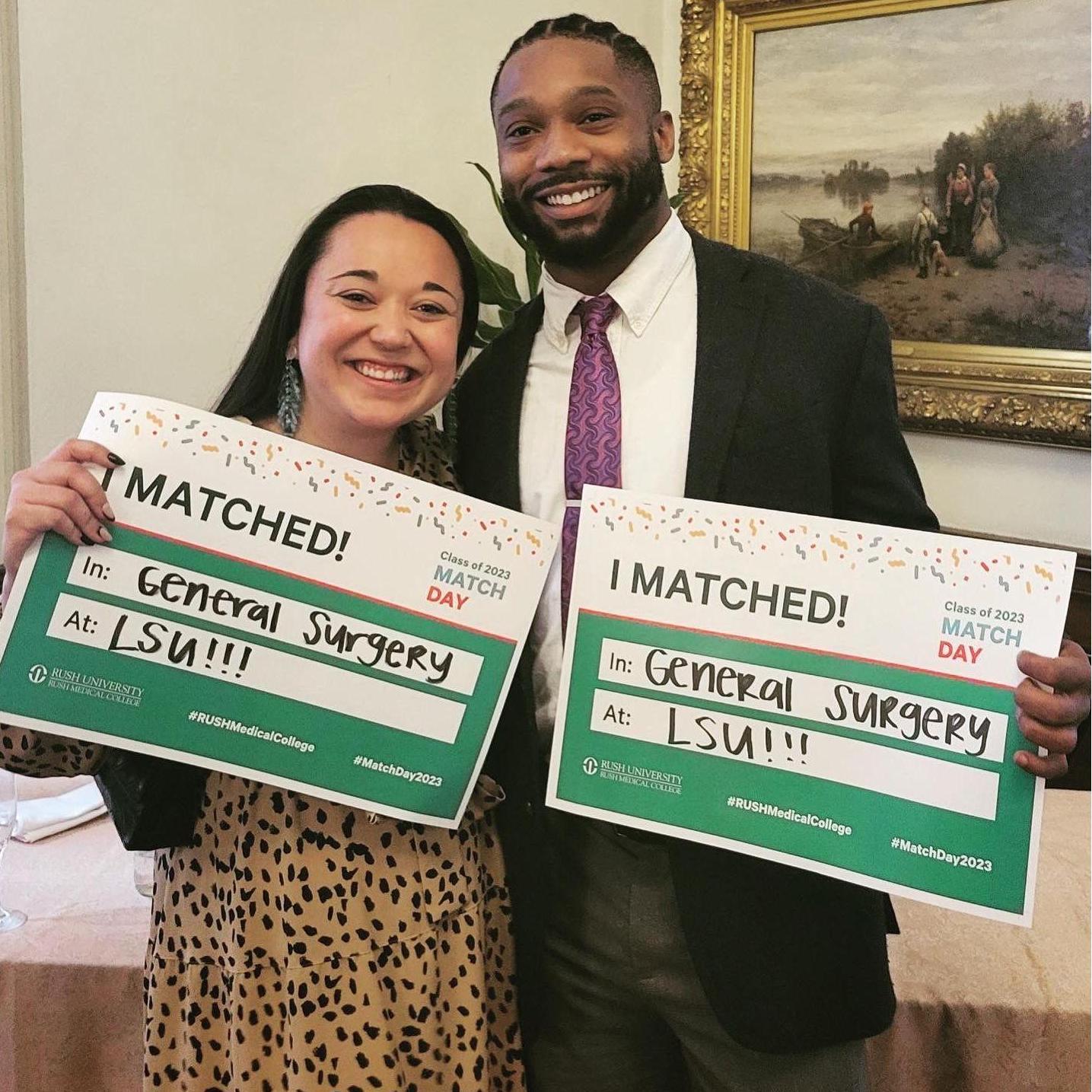 matching into general surgery together!