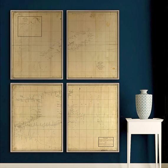 1793 Old map of Trinidad and Tobago Limited Edition
