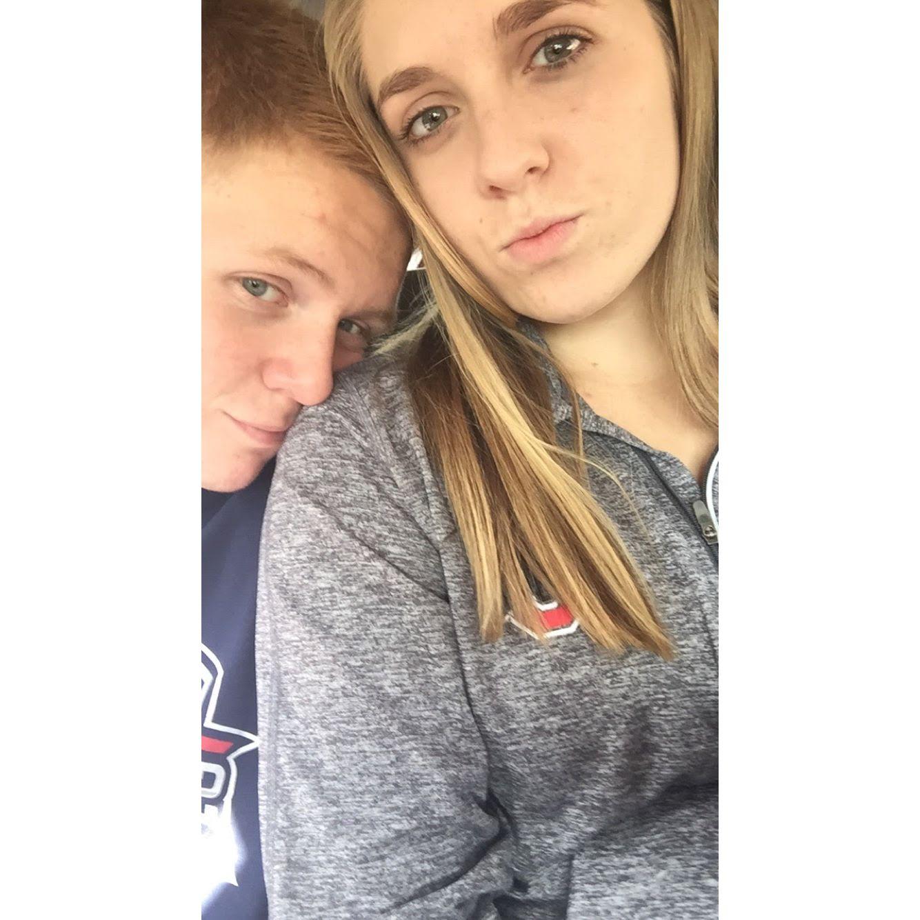 The first picture we took together. 