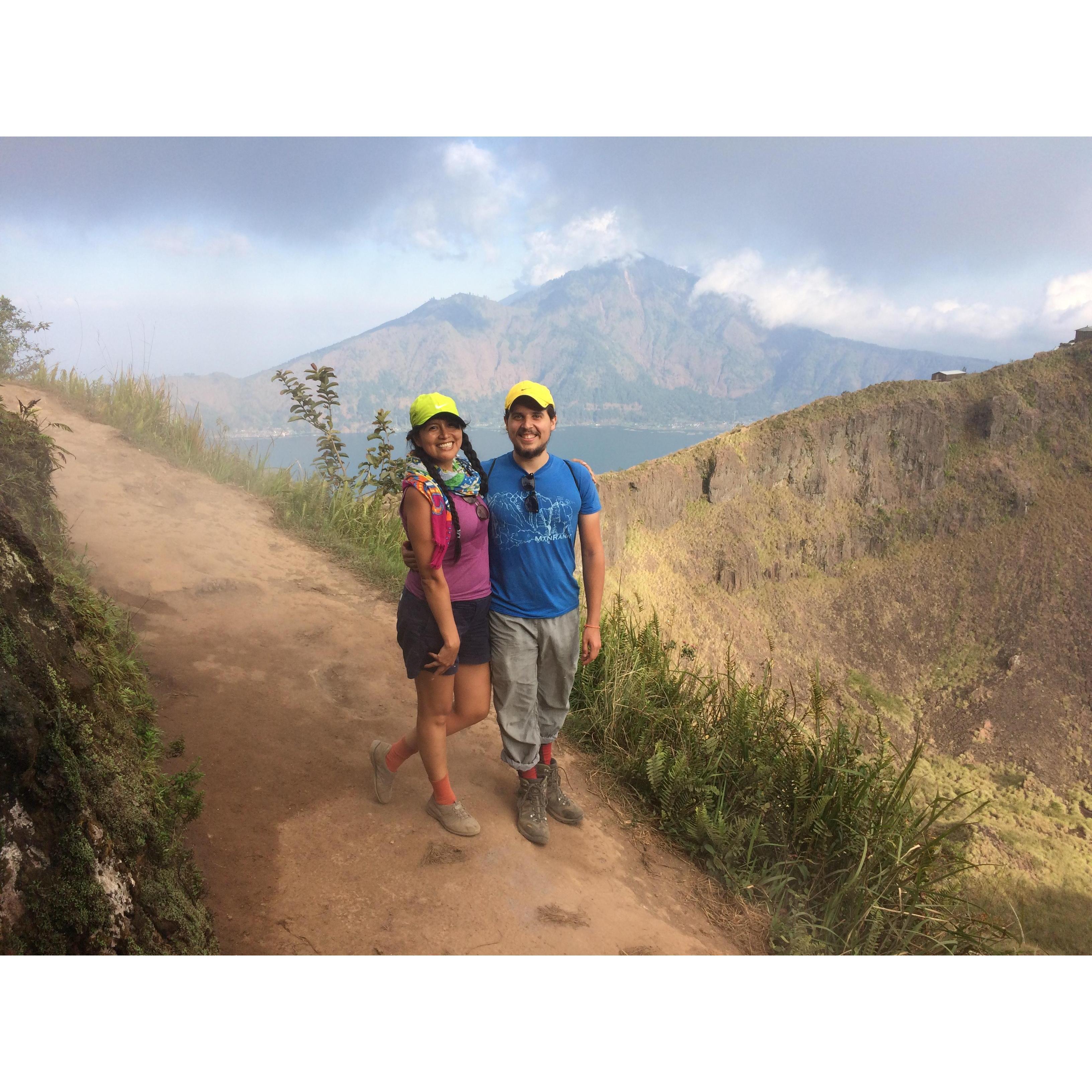 Mt. Batur, sleepy volcano in Bali