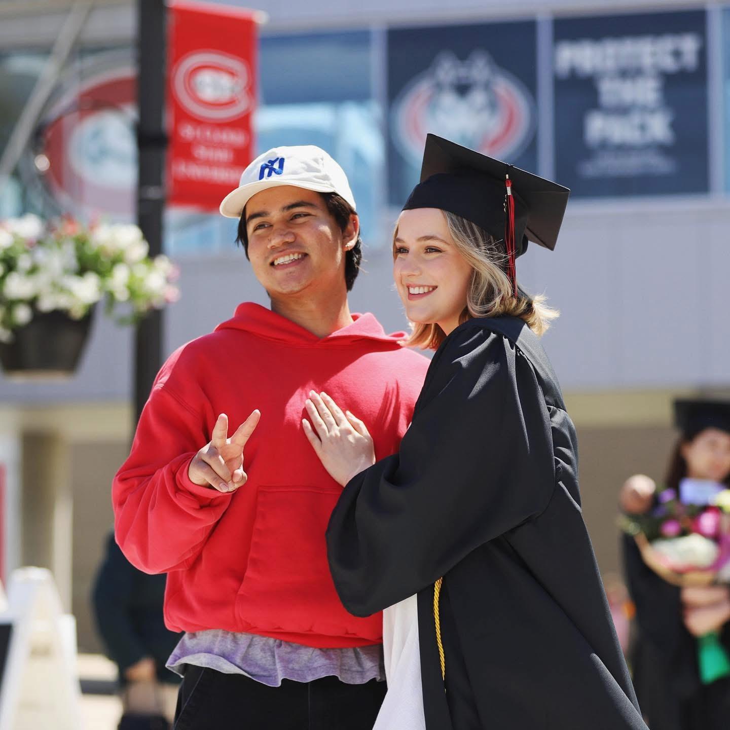Celebrating Emma's graduation from St. Cloud State University