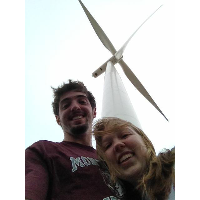 Wind Turbines are huge when you go up to them
