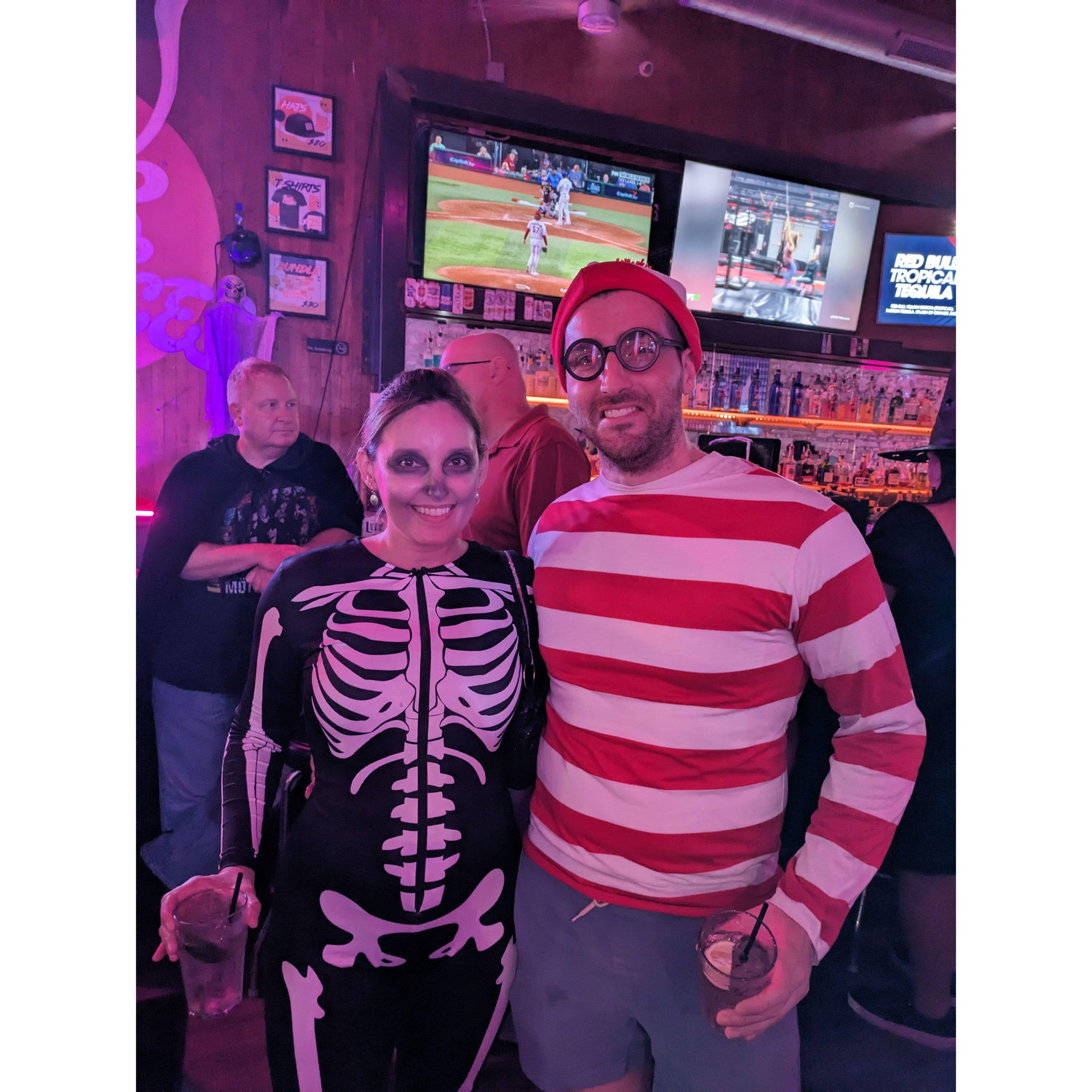 Celebrating Halloween with friends in Downtown Austin 2023
