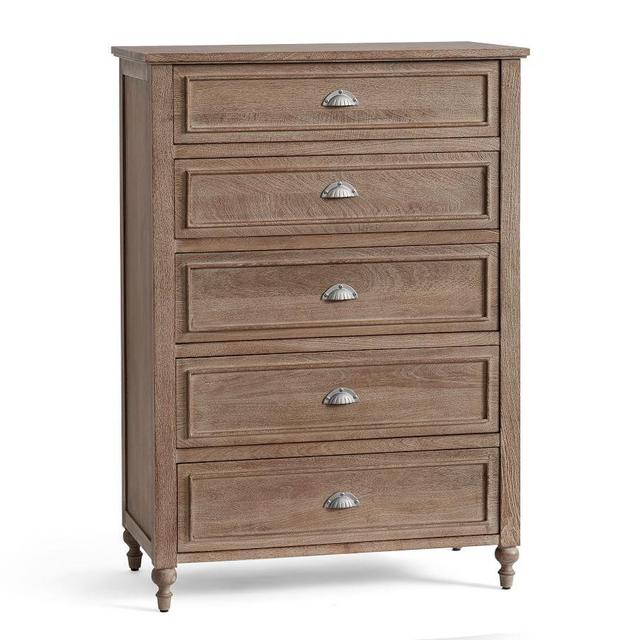 Astoria 5-Drawer Tall Dresser, Rosedale Brown