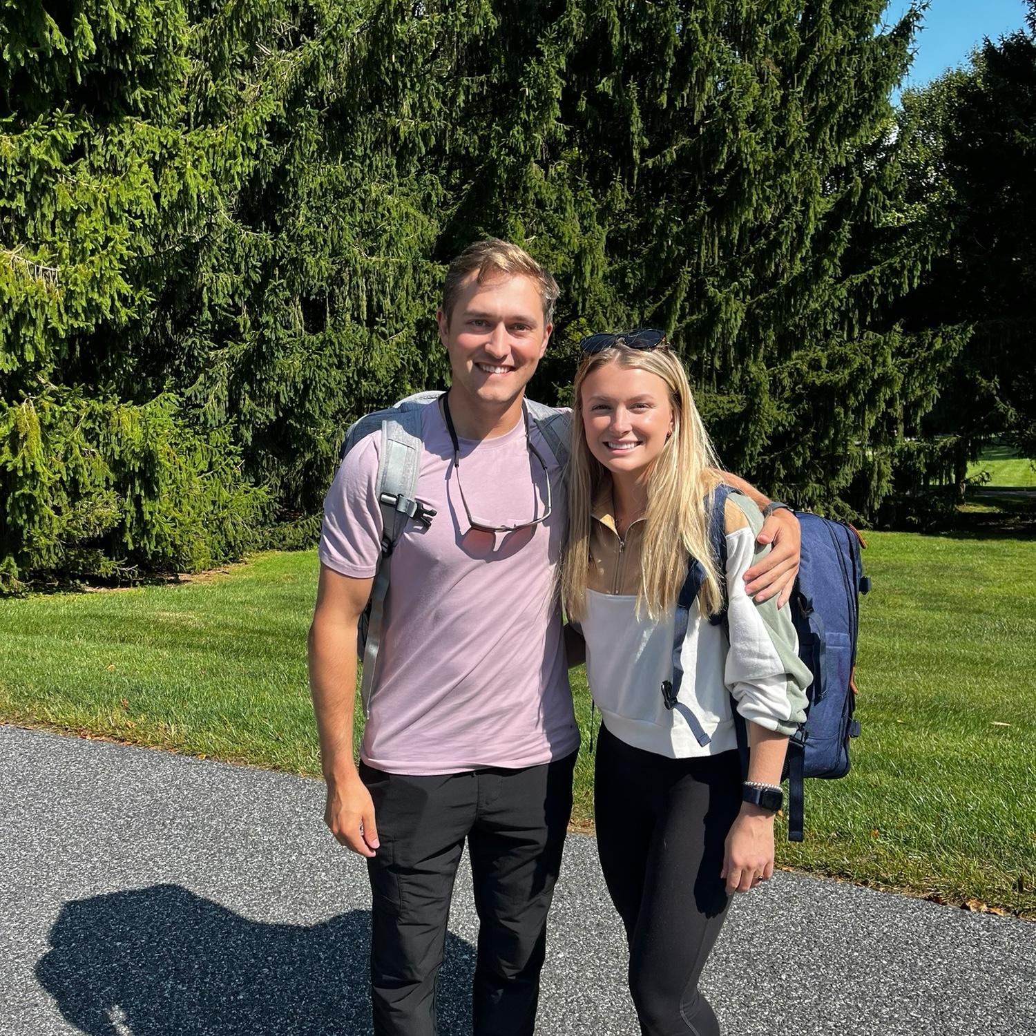 Photo by the Master Photographer, Peter Jenkins, after we dropped off Wally on our way to the airport to fly to Europe!