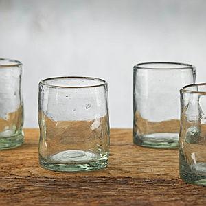 Organic Double Old-Fashioned Glasses (Set of 4)