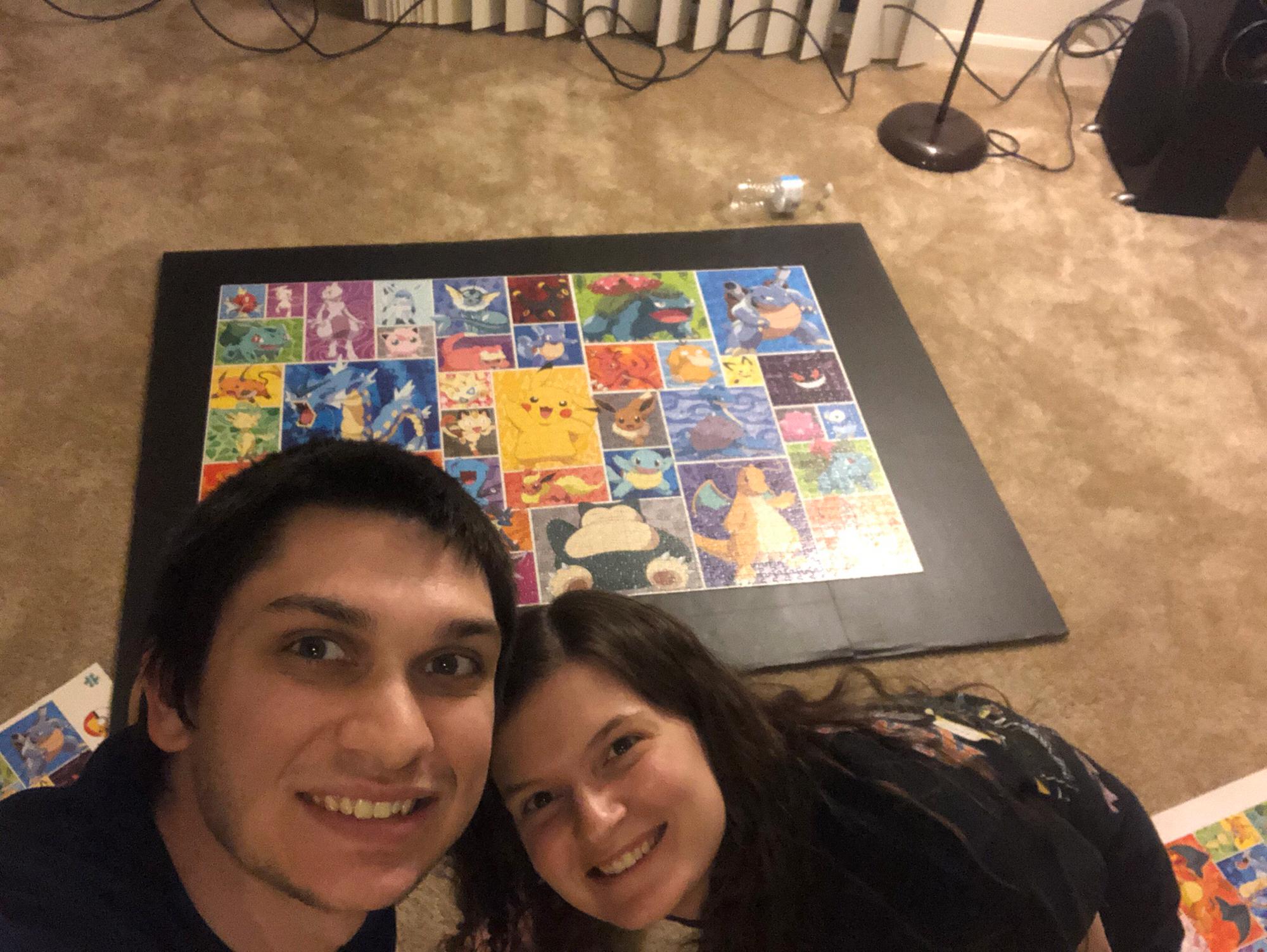 Our 7 weeks of quarantine together, with lots of puzzle building
