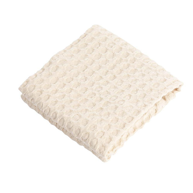 Bloomingville Cotton Waffle Weave, Cream Tea Towel, Ivory