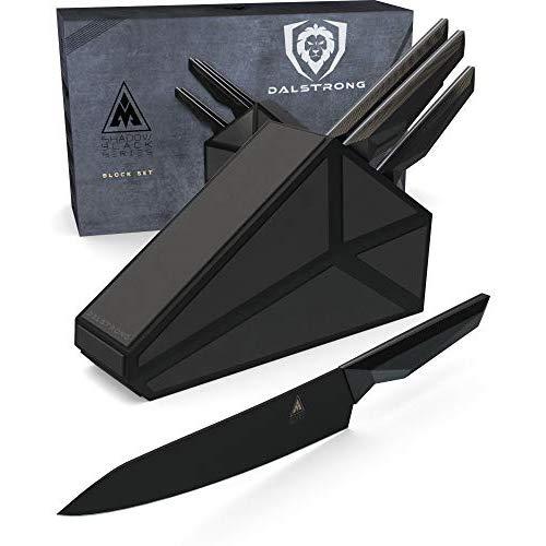 Dalstrong - Shadow Black Series - Black Titanium Nitride Coated German HC Steel - Sheath (5 Piece Block)