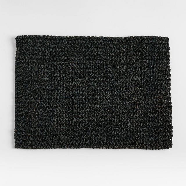 Lanai Black Rectangle Placemat