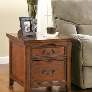 Woodboro 2-Drawer End Table