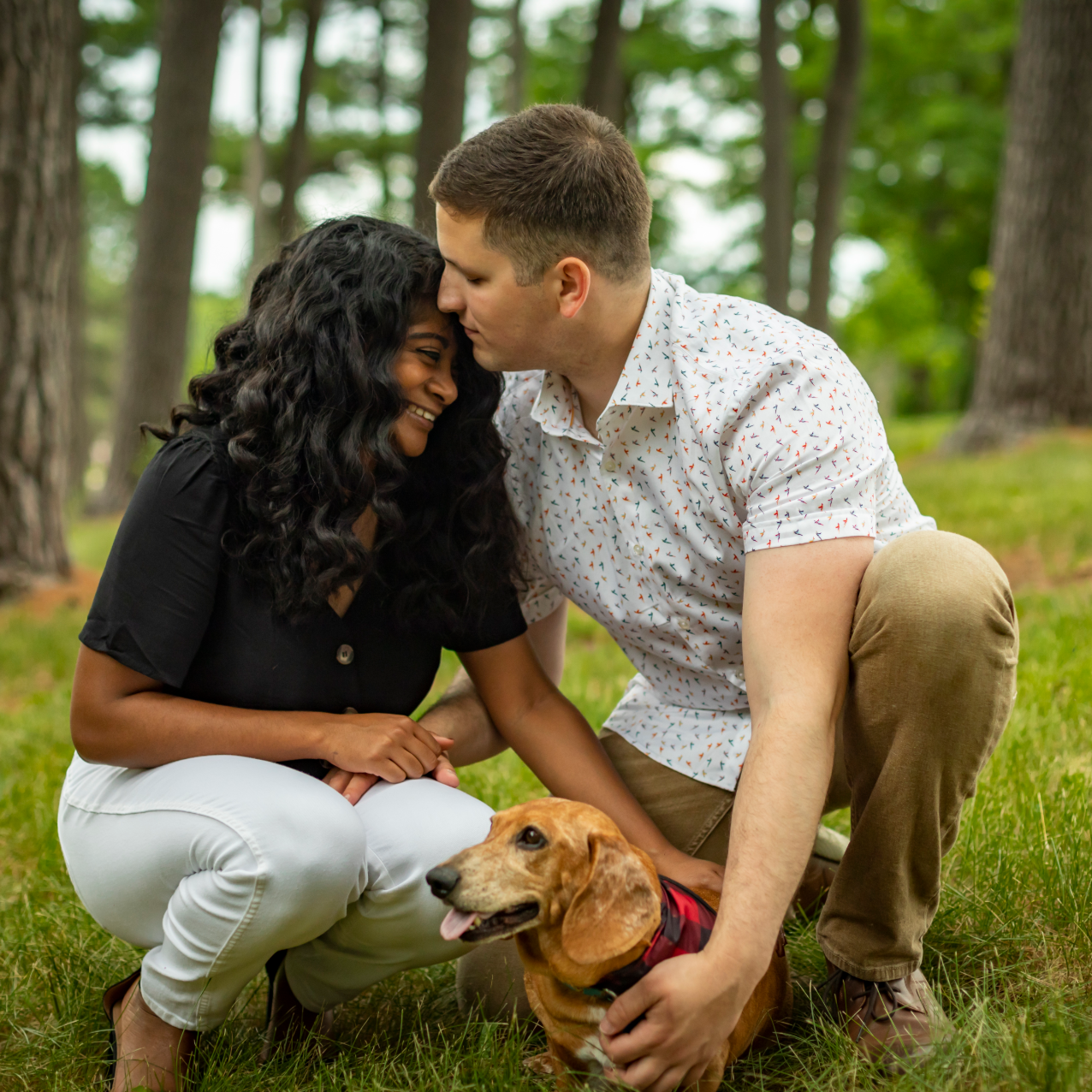 We had so much fun at our engagement shoot with James Lathrop Photography!