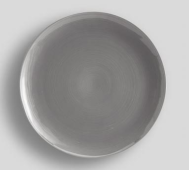 Joshua Stoneware Serving Platter in Gray - Medium