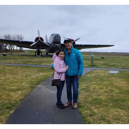 Fun, but cold day at the airplane museum.