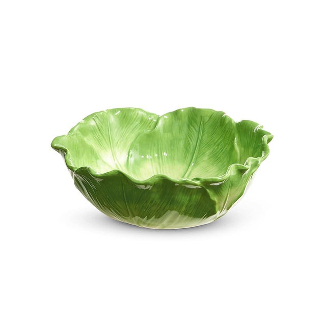 Raz Imports 2024 The Carrot Patch 10" Green Cabbage Bowl