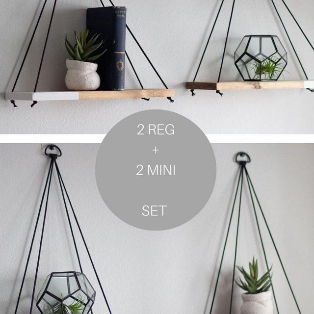 Hanging Shelves | REG + MINI Shelf Set -...