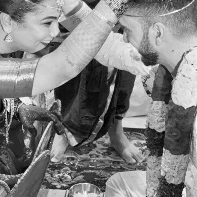 🌺This was the exact moment we became husband and wife in our Hindu tradition on September 24, 2025. 🌺