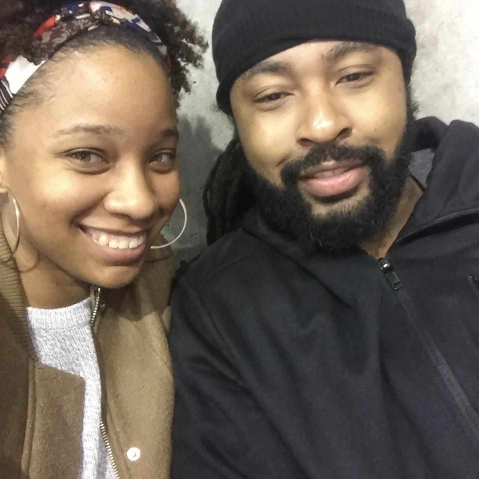 Michelle & Alex 1st Wizards basketball game together.