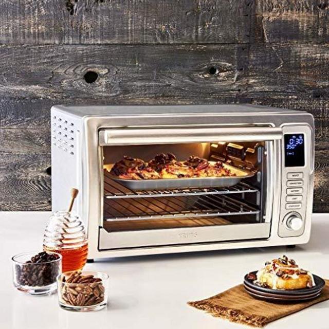 KRUPS OK710D51 Stainless Steel Deluxe Oven, 6 slices, with 8 preset functions and Adjustable cooking time, Silver