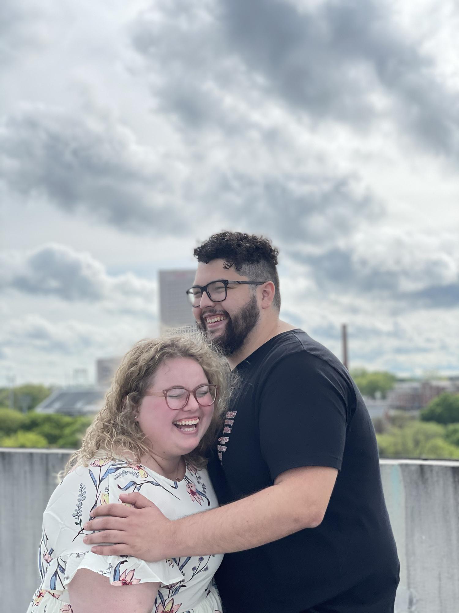 Tiffany’s 26th birthday. Damian surprised her to go to a dinosaur museum