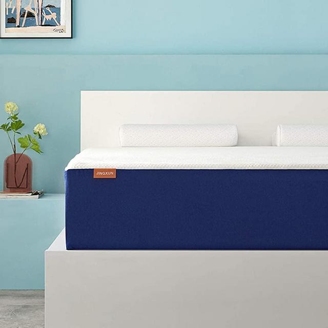 Queen Mattress,Jingxun 10 inch Gel Memory Foam Mattress,Foam Bed Mattress with CertiPUR-US Certified Medium Firm Foam Mattress for Sleep Supportive & Pressure Relief，Bed in a Box.