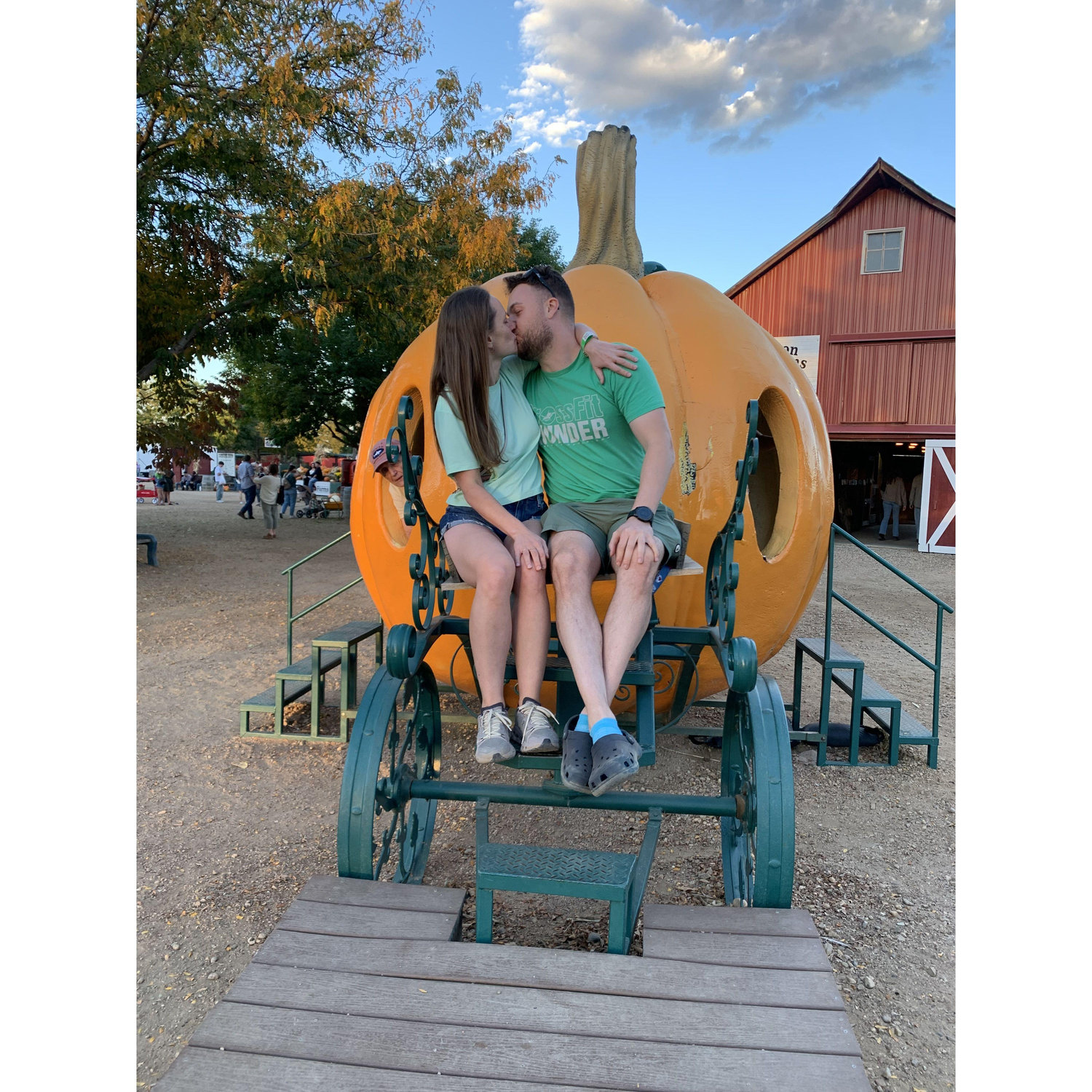 Ryan and I at Anderson Farms for pumpkin picking with the fam!