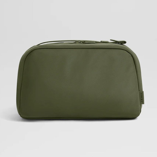 Large Toiletry Bag in Olive