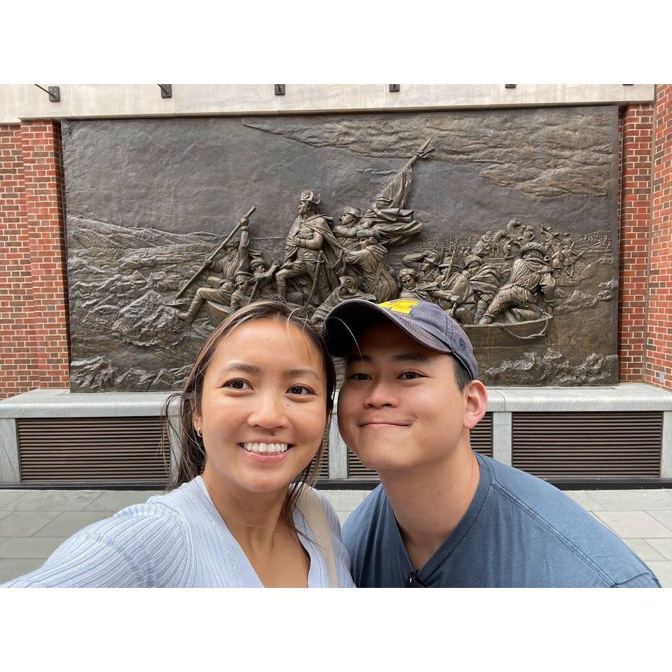 Our first historica tour of Philly after moving there