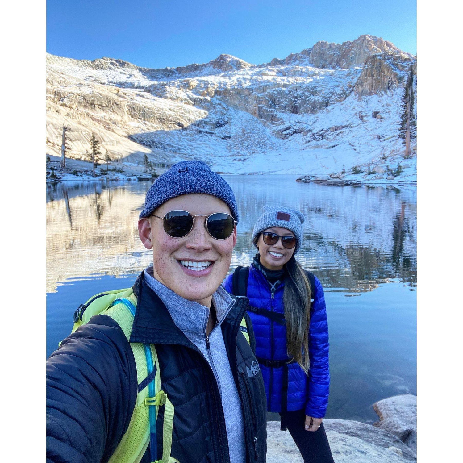 During a long, cold hike in Sequoia National Park