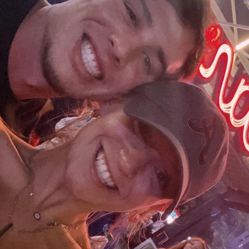 August 2021 - Their very first date at the Atlanta Braves game. The Braves won!