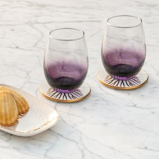 Ombre Stemless Wine Glass, Set of 2
