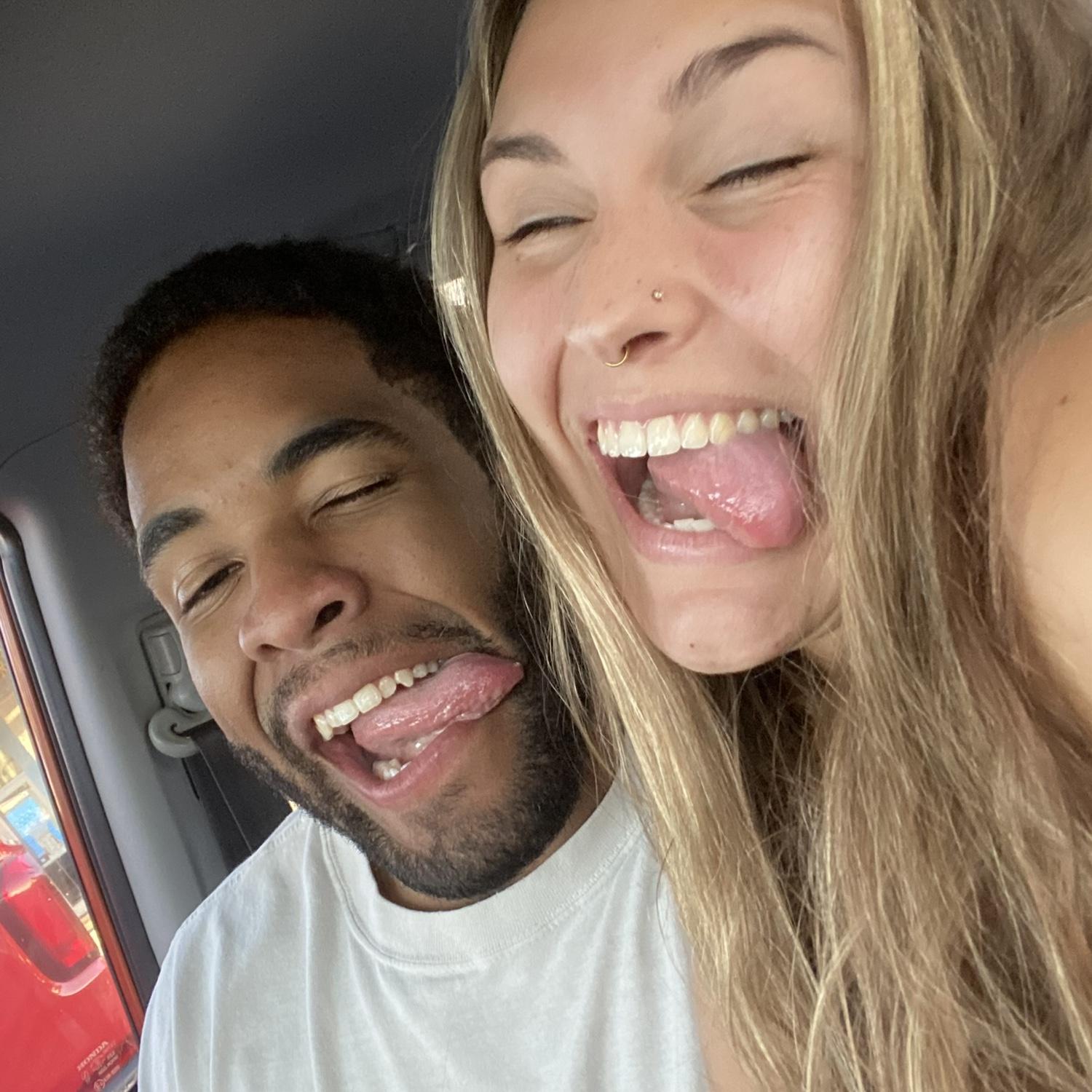 silly goofy selfie