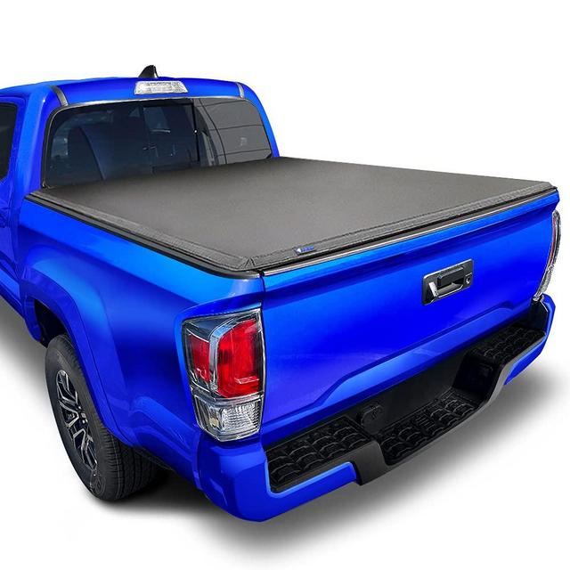 Tyger Auto T3 Soft Tri-Fold Truck Bed Tonneau Cover Compatible with 2019-2021 Toyota Tacoma (Does Not Fit Trail Special Edition with Storage Boxes) | Fleetside 5' Bed (60") | TG-BC3T1630, Black