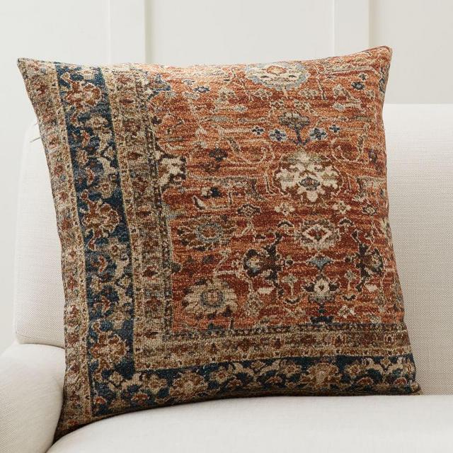 Farida Printed Pillow Cover, 22 x 22", Warm Multi