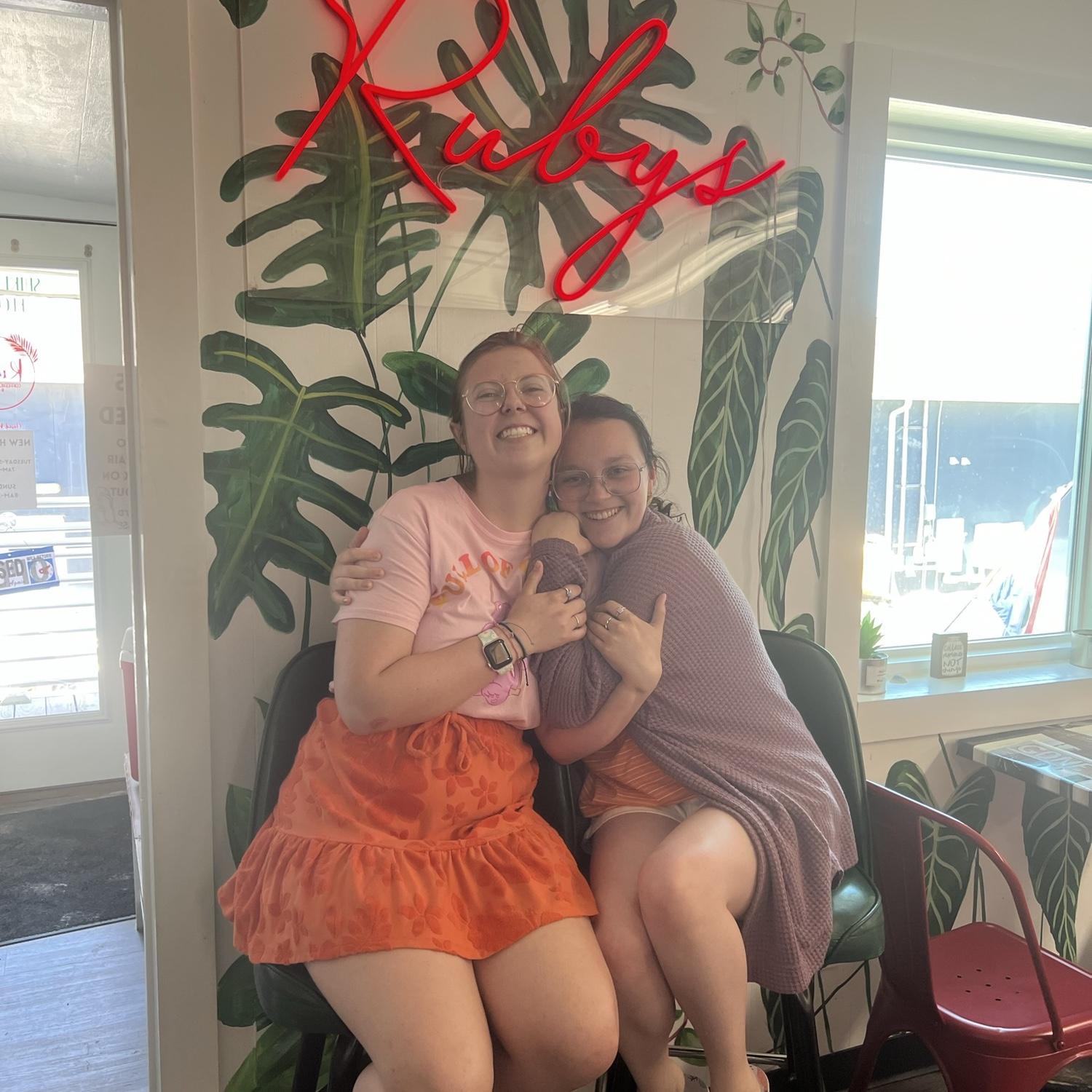 Our first trip to Oak Island together and Tess’ first trip to Ruby’s (with many more to come)!