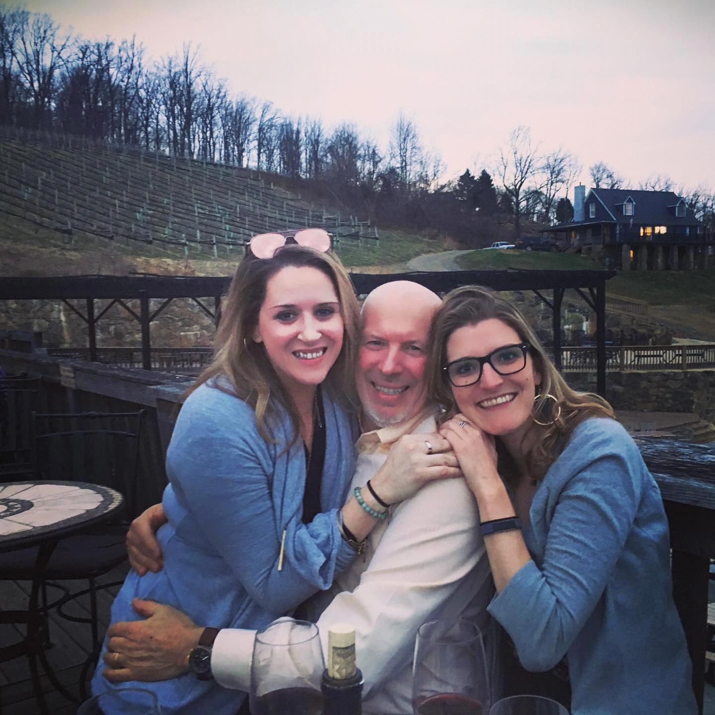 Bluemont Vineyard with Brian (FOB) and Laura (bridesmaid)