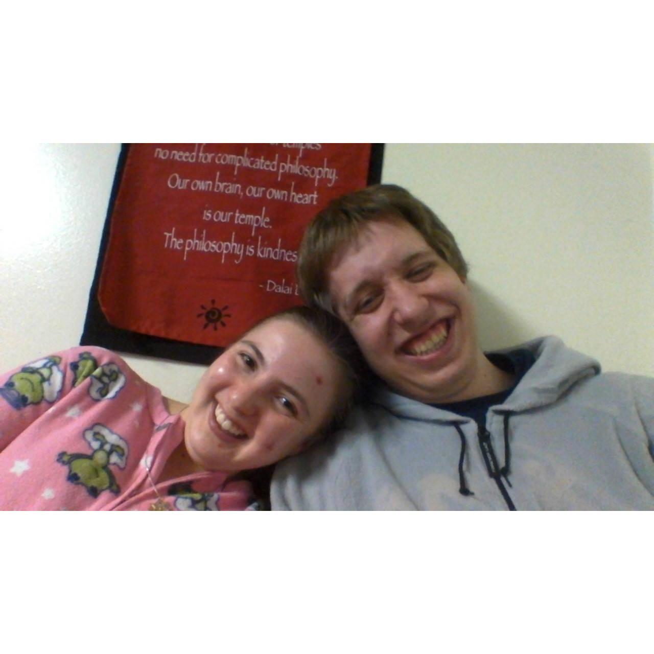 March 2, 2014. The night we "officially" started dating.