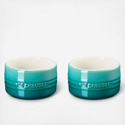 Le Creuset Round Ramekin Straight Wall, Set of 2