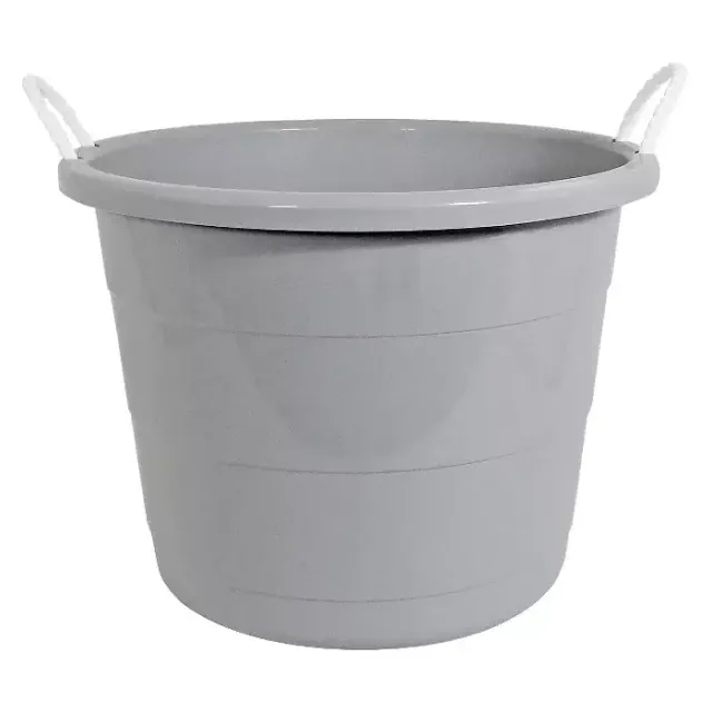 Large Plastic Storage Bin with Woven Handles - Pillowfort™