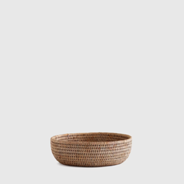 Handwoven Rattan Bowl