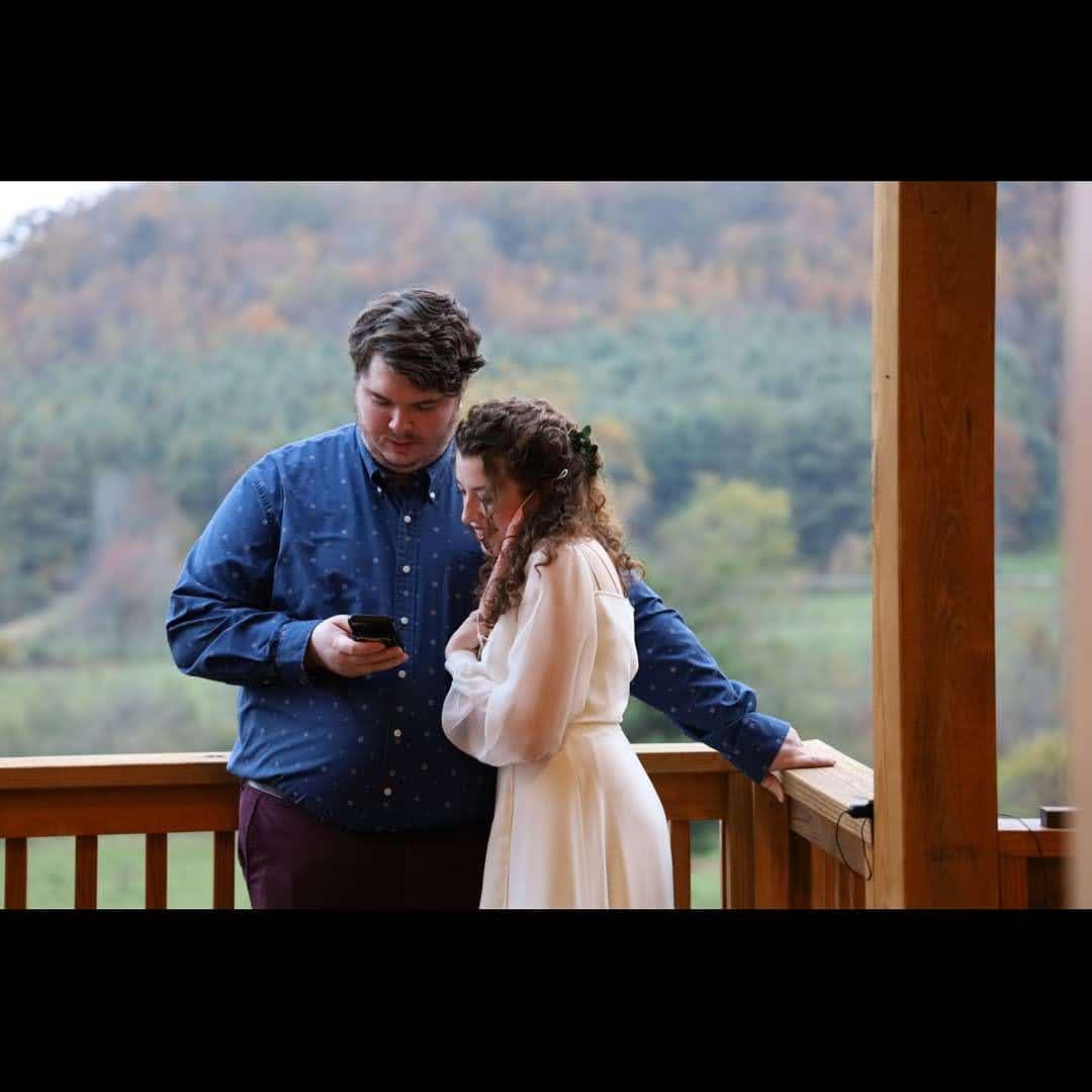 Our small ceremony on Oct 15, 2020