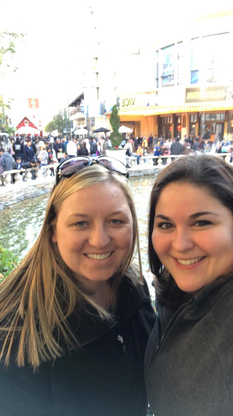 Being tourists at the Grove in California