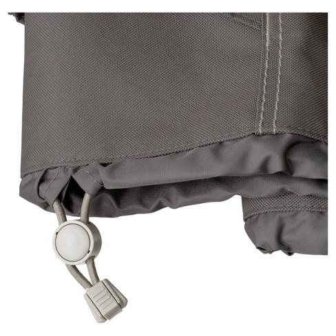 Ravenna Patio Umbrella Cover - 11' DIA Round or 8' Square - Dark Taupe - Classic Accessories