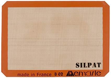 Silpat Premium Non-Stick Silicone Baking Mat, Half Sheet Size, 11-5/8" x 16-1/2"