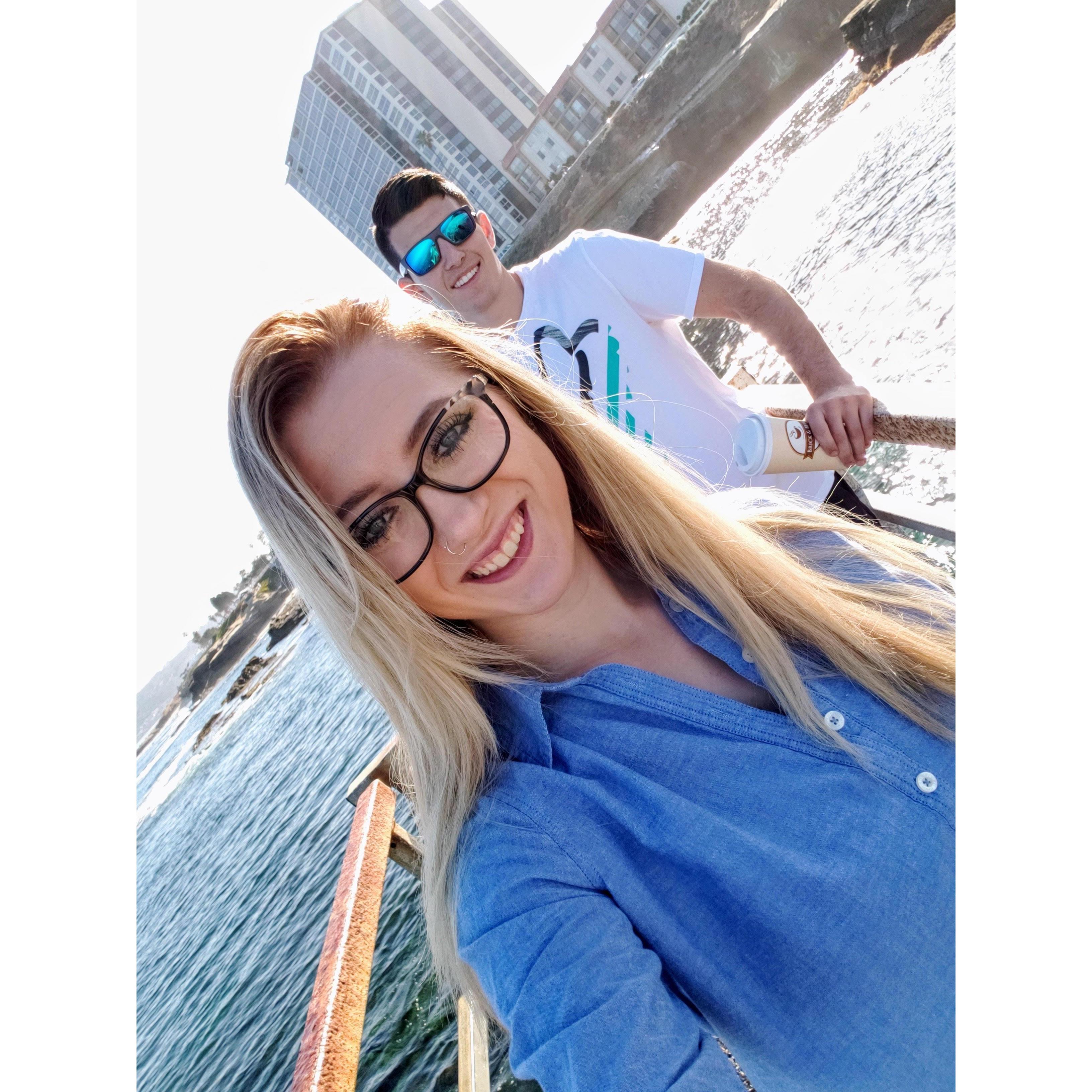 We went back to the beach, this time to San Diego and La jolla CA.